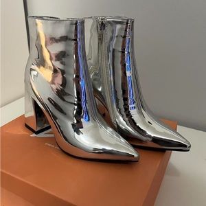 Public Desire silver boots